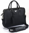 Prada saffiano Briefcase- black