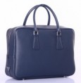 Prada Saffiano Briefcase- blue