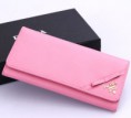 Prada Calf Wallet - Pink 